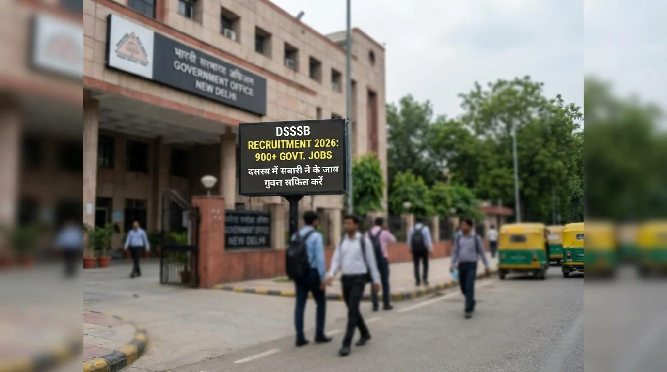 DSSSB Legal Asst, AE, JE, ASO Recruitment 2026